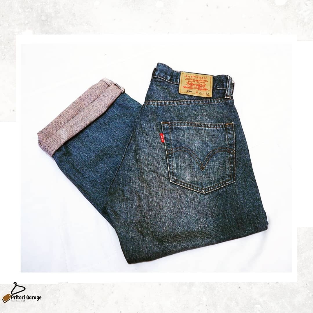 Jeans Levis 534 Classic US Straight Fit Blue Selvedge Original Japan  