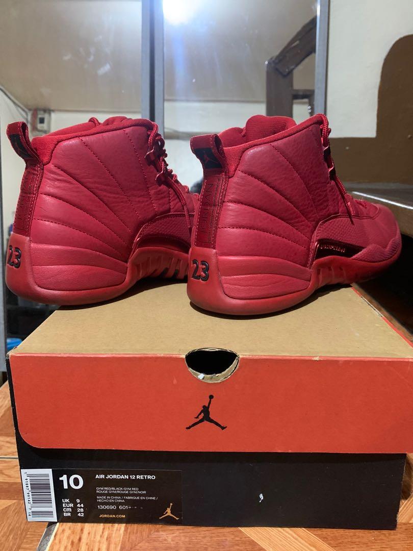 jordan 12 black size 10