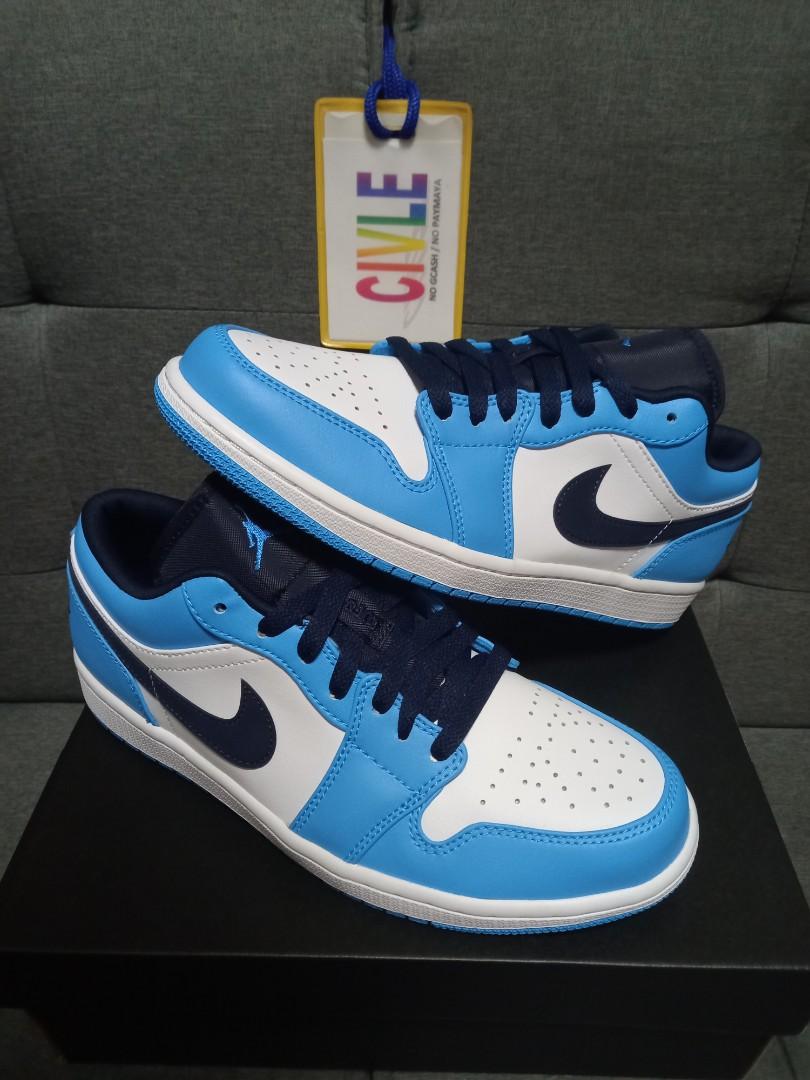 Jordan 1 Low UB Obsidian sz8, Men's Fashion, Footwear, Sneakers on Carousell