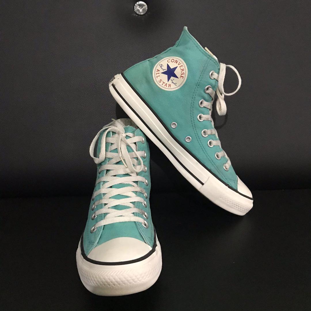 Turquoise converse uk sales