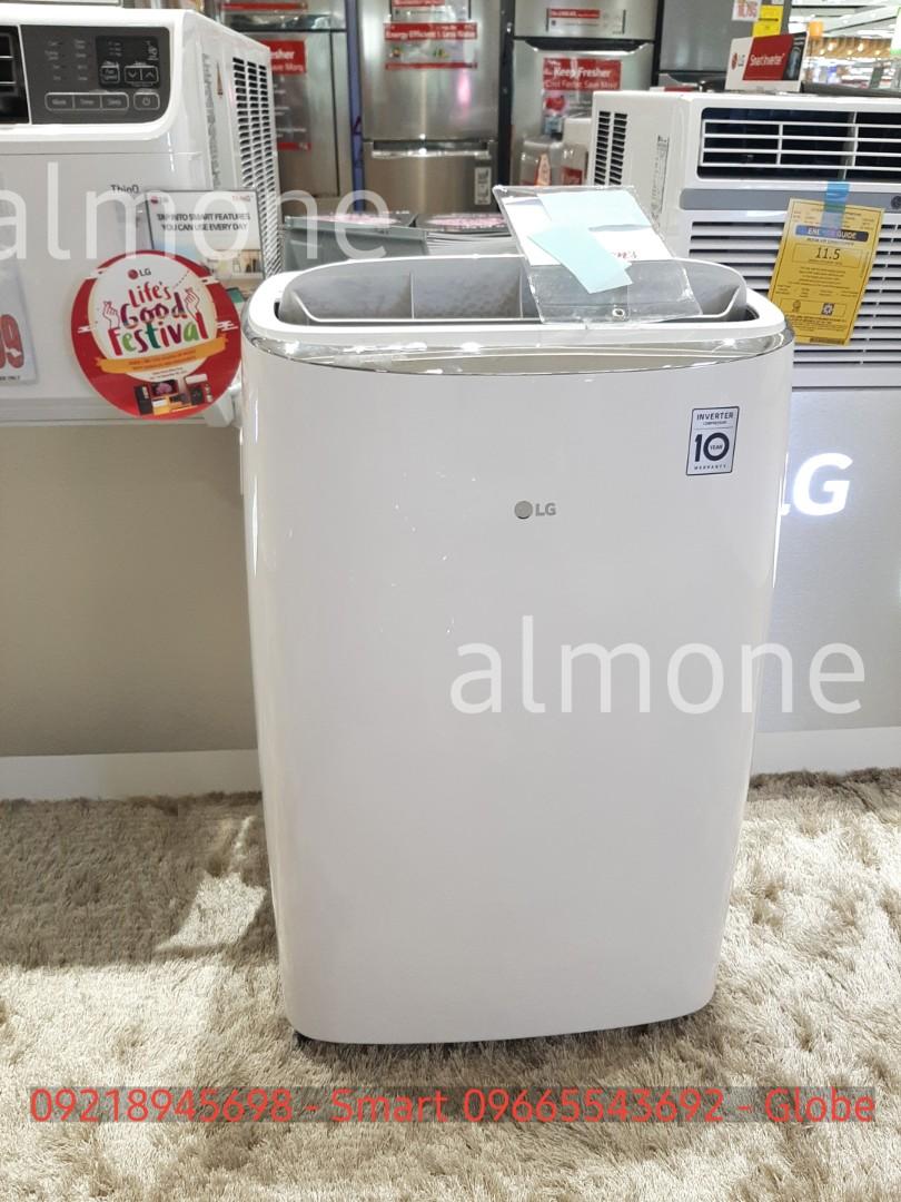 LG Portable Inverter Aircon (Category: Air Conditioning and Heating) located in Manila. Submitted by almnantnr (Listing ID 1107624608, Image 1). Description: LG Dual Inverter Portable Aircon 1.5hp PA150DLX - 25990 1year warranty Parts and Services with 7 days replacement. WE offer Delivery around Metro Manila We also accept COD (Delivery Charge will be added) For cash transaction only. We have complete Line Ups on all Appliances TVs Aircons Refs 