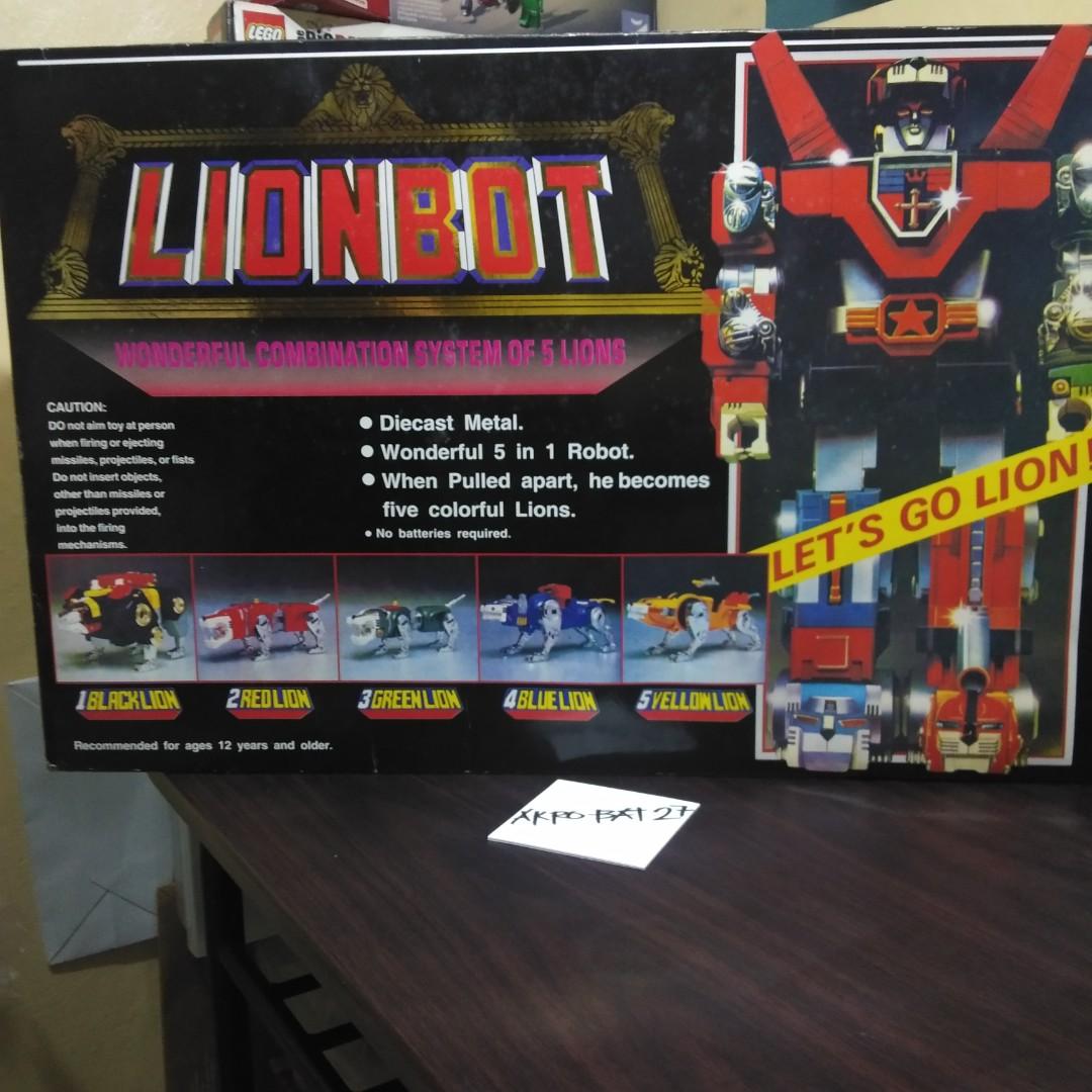 TW Version Loose No Box New Lionbot 1980 Chogokin Die-Cast Metal 