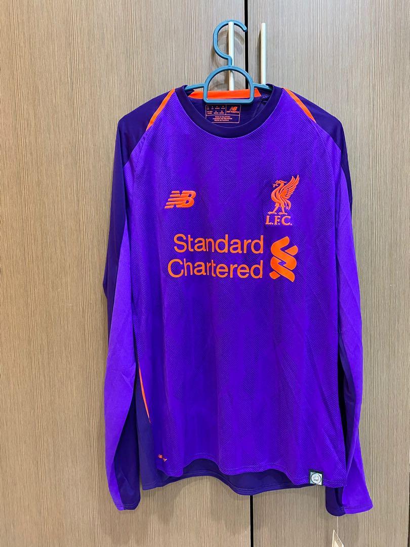 Liverpool purple kit long sleeve store
