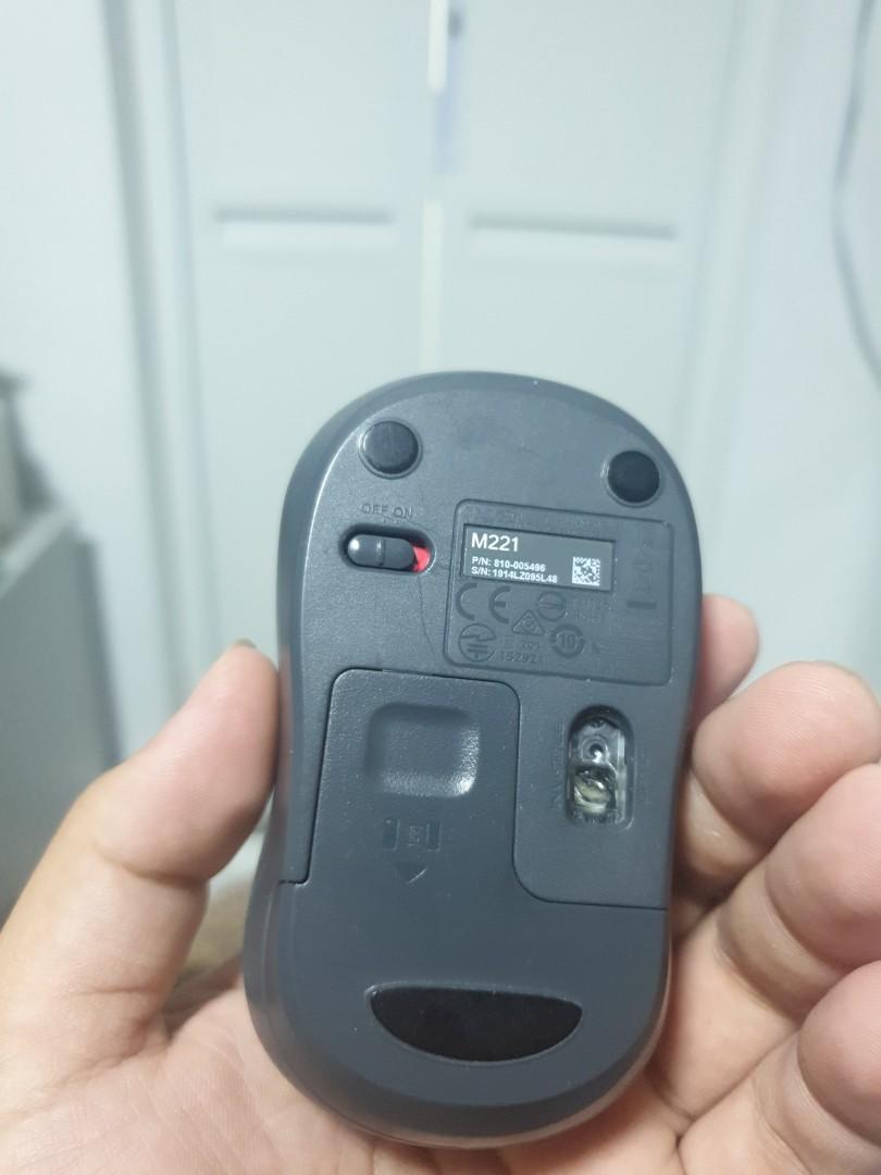 Logitech M221 silent wireless mouse with USB receiver, Computers & Tech ...