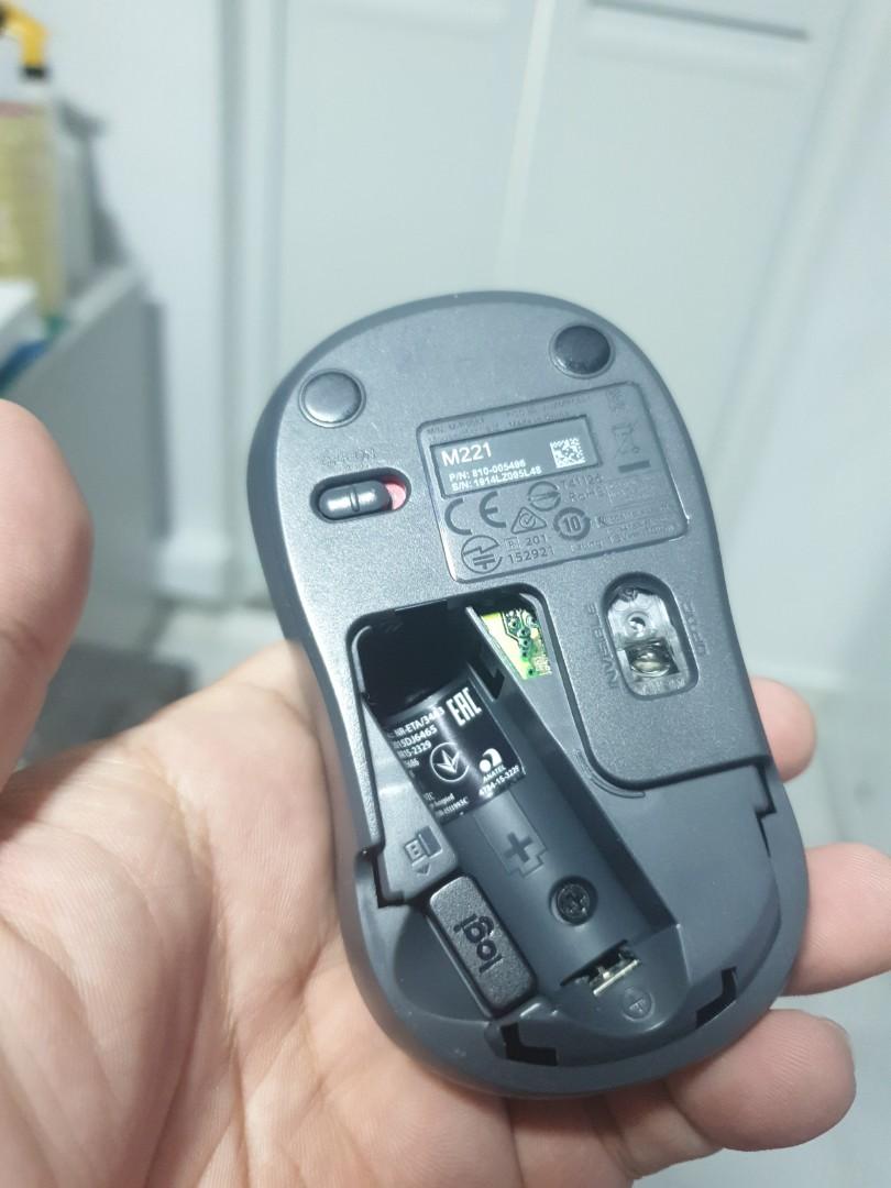 Logitech M221 silent wireless mouse with USB receiver, Computers & Tech ...