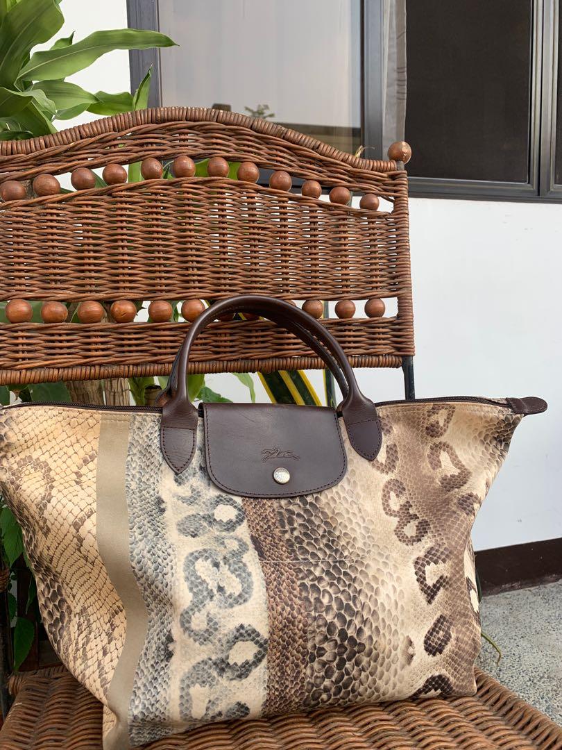 Longchamp snakeskin bag online