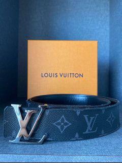 Louis Vuitton My LV Chain 25mm Reversible Belt Monogram in Monogram Canvas  Recto Side/Black Calfskin Leather Verso Side with Gold-tone - US