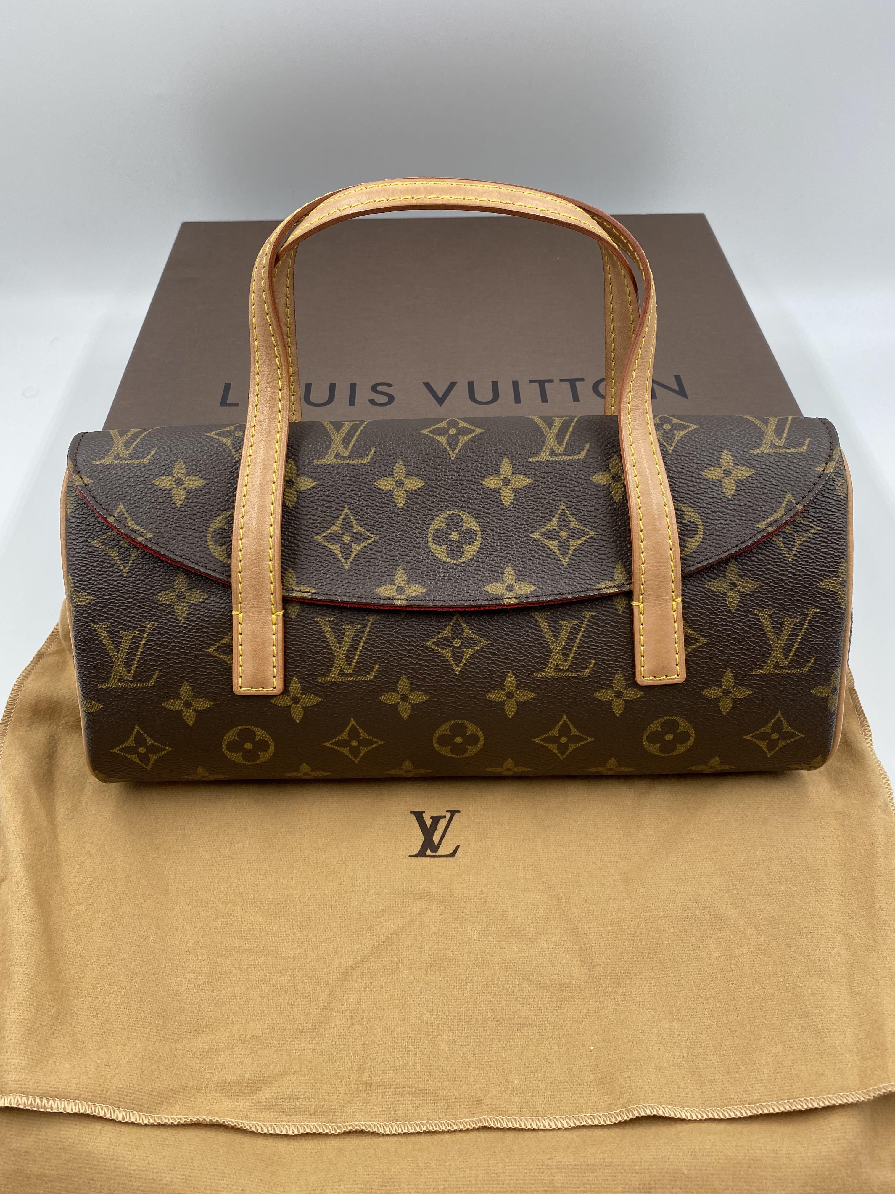 Louis Vuitton Sonatine Monogram Brown Satchel Authentic vintage 20 years  old
