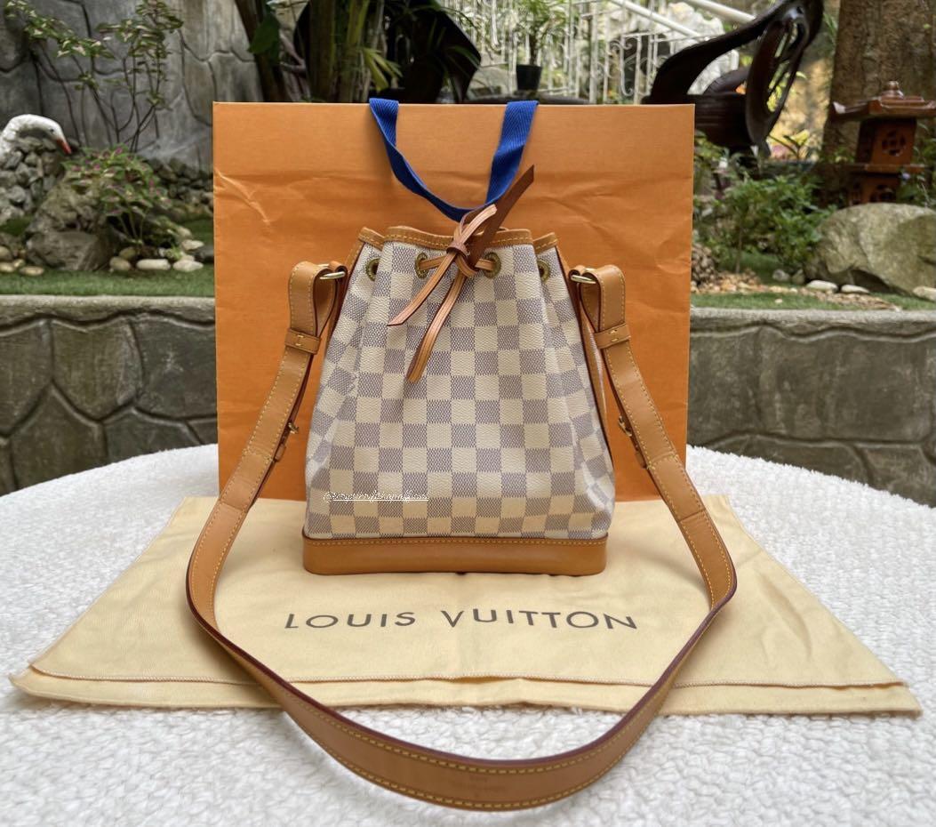 Louis Vuitton Noe BB Damier Azur, Luxury, Bags & Wallets on Carousell