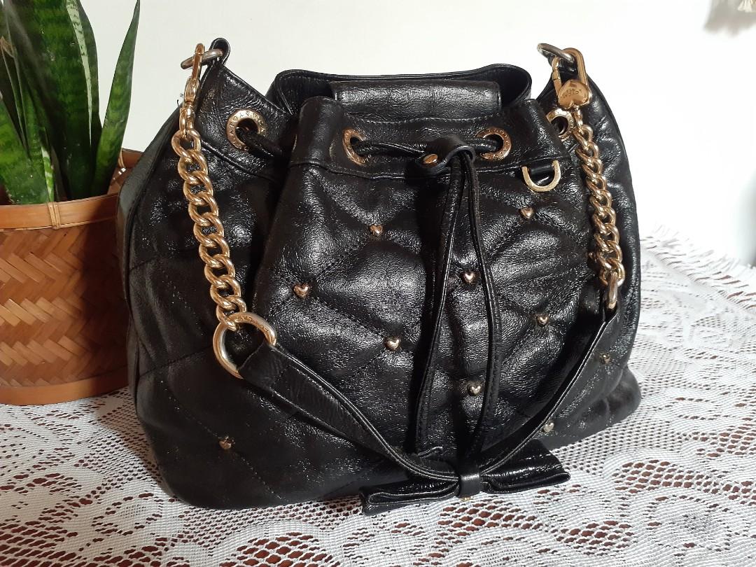 Lovcat quilted bucket bag Luxury Bags Wallets on Carousell
