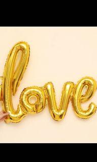 “Love” balloon