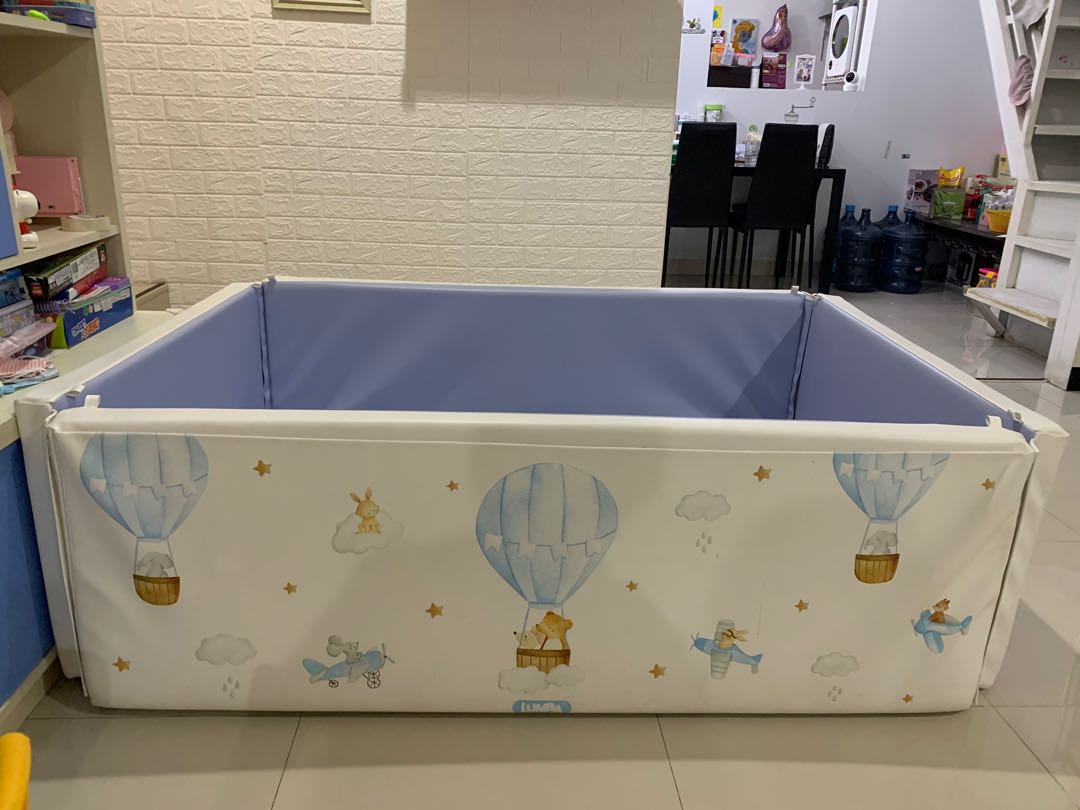 Lumba Playmat bumperbed Lumba Cribs Antibacterial Playmat 2x2meter