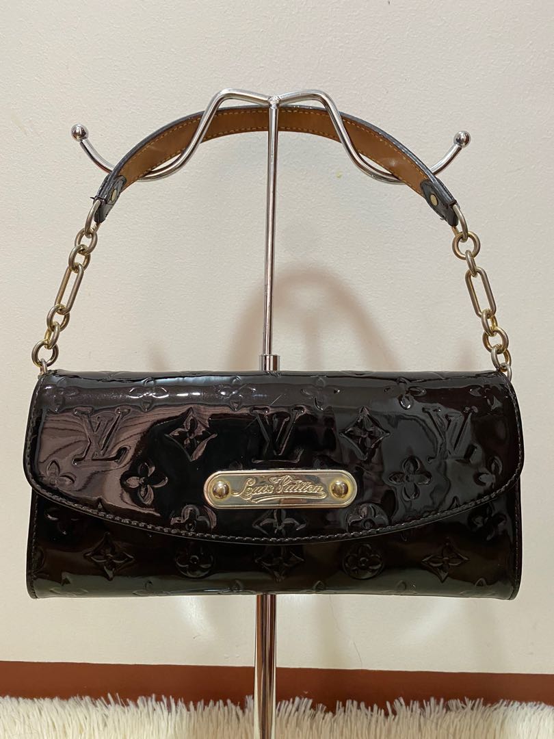 Lv Amarante Monogram Vernis Sunset Boulevard Bag, Luxury, Bags & Wallets on  Carousell