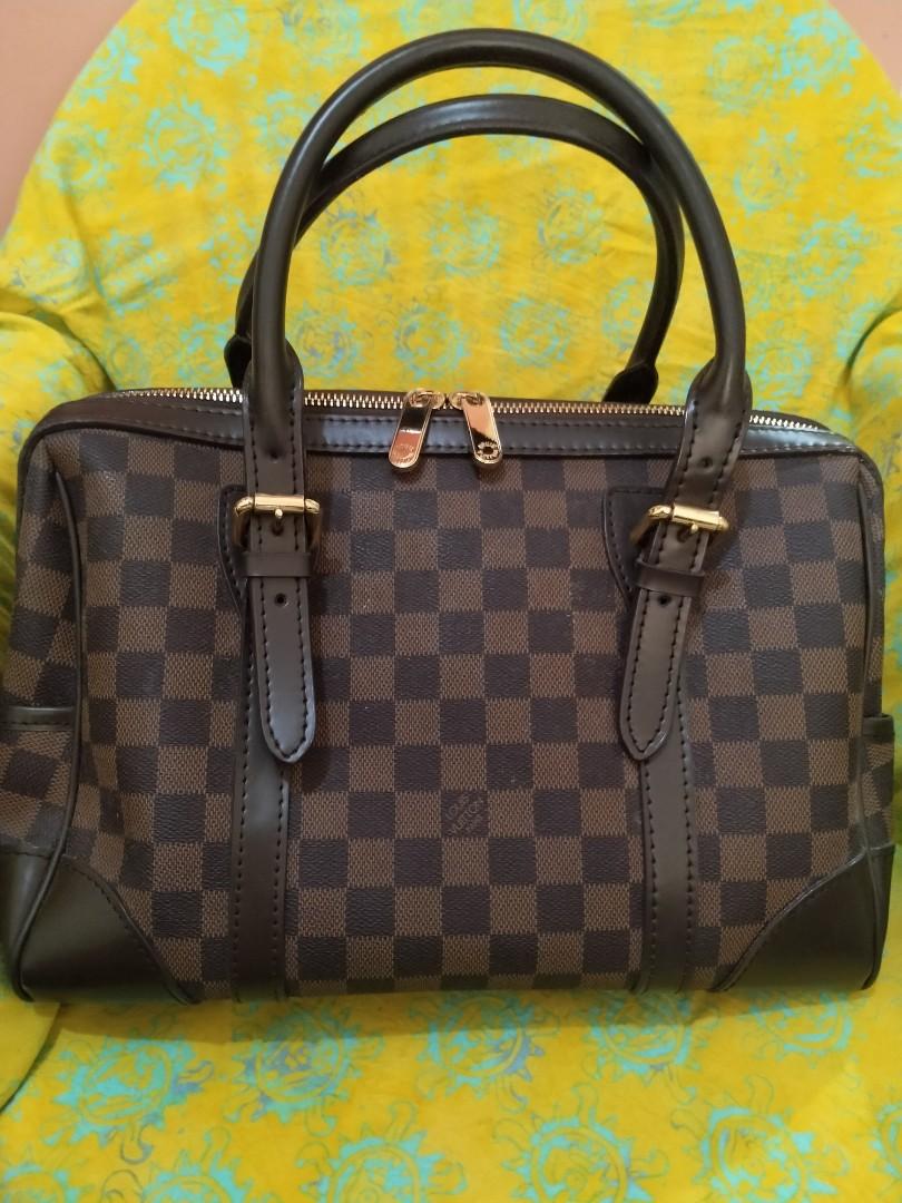 Louis Vuitton Damier Ebene Weekender GM Boston Bag N41139 LV Auth 23378A in Damie Ebene, Women's