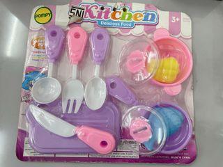 Mainan masak masakan kitchen set toy kids