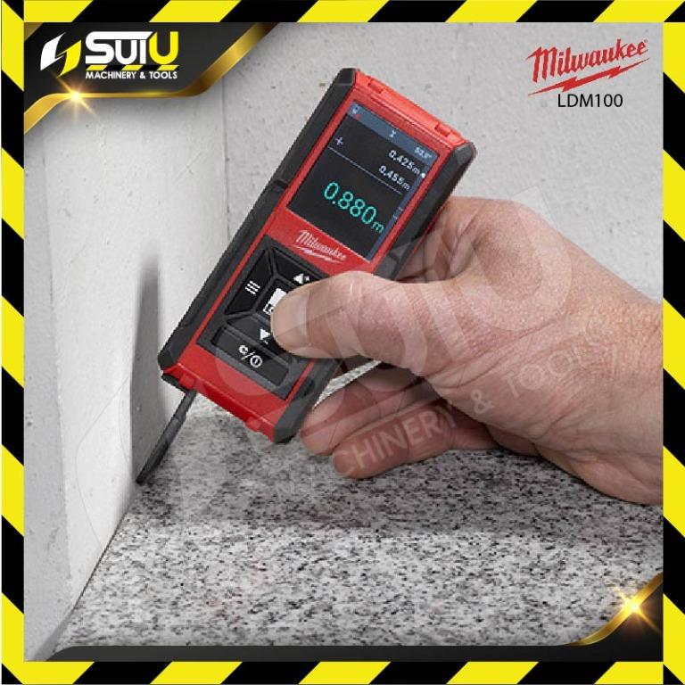 Milwaukee 100m laser cheap distance measurer