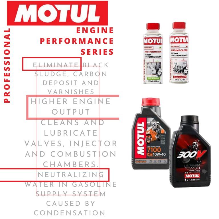 MOTUL 7100 2 Liters wt Professional Engine & Fuel Flush, Motorcycles