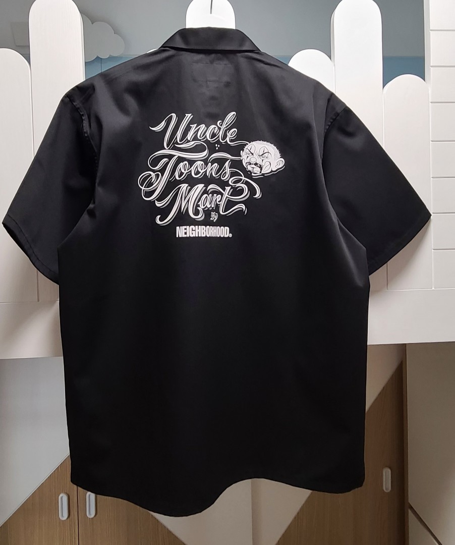 L 黒 Supreme 2-Tone Work Shirt black 新品