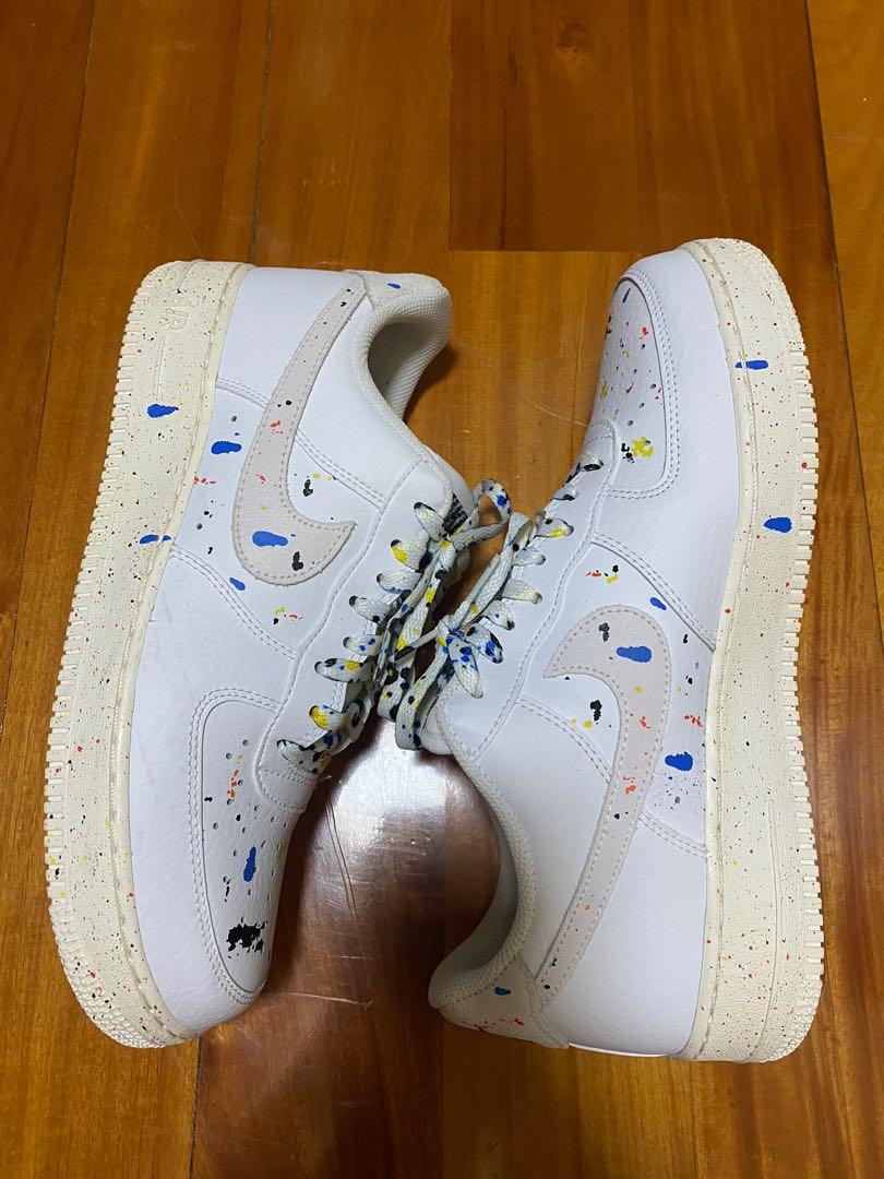 NIKE AIR FORCE 1 07 LV8 BB PAINT SPLATTER Carousell