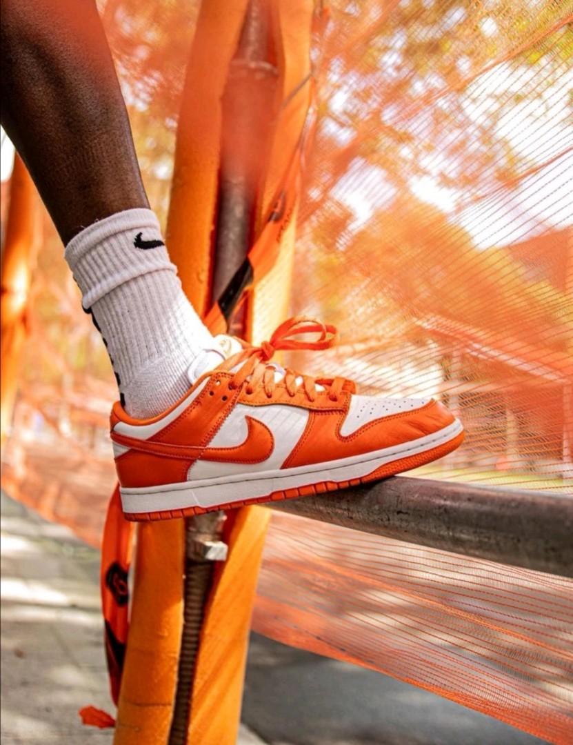 Nike dunk low on sale sp syracuse on feet