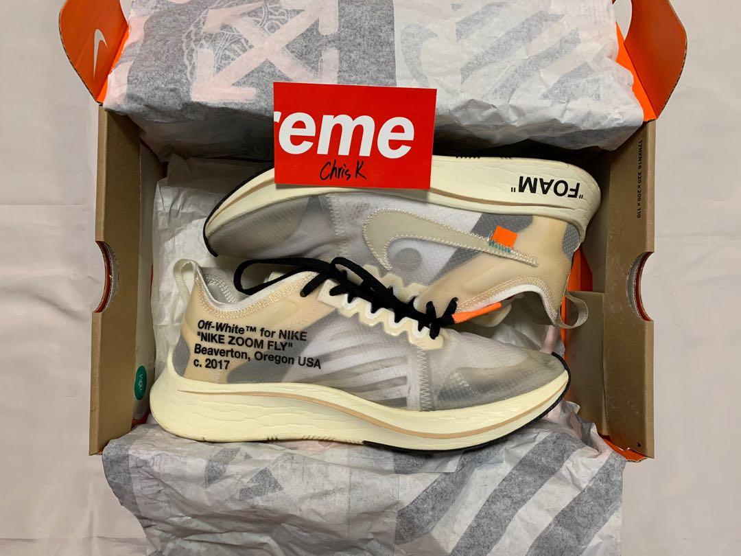 nike the 10 zoom fly x off white