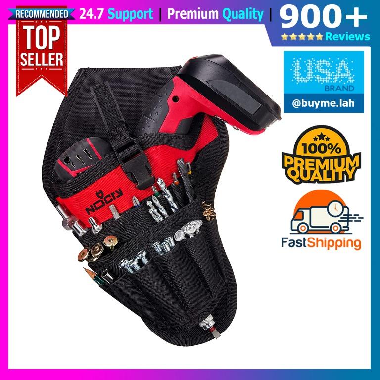 Left Handed Drill Holster Balanced Fit For Cordless T Drills 17 Accessory Pocket