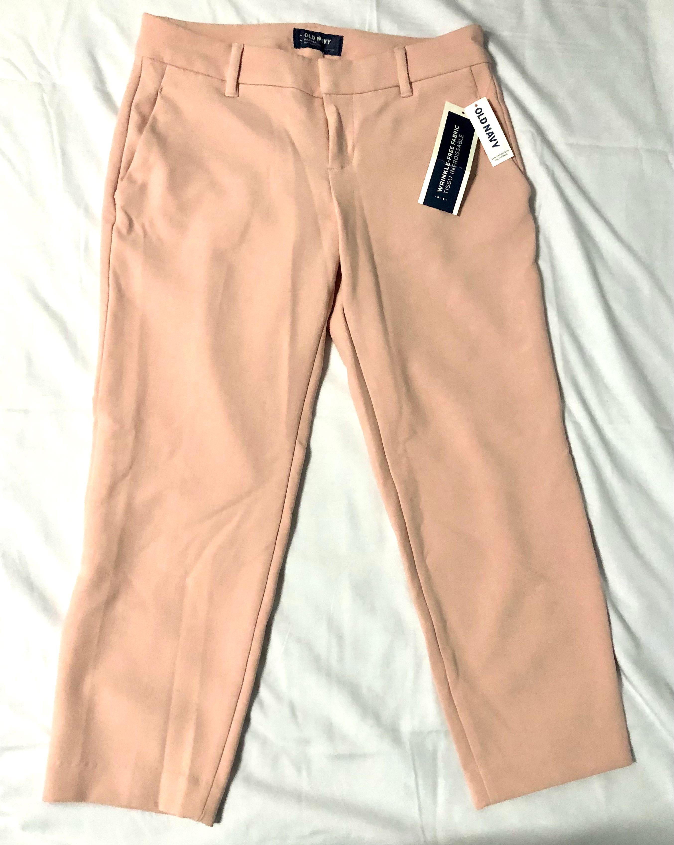 Old navy harper mid rise slacks wrinkle free fabric