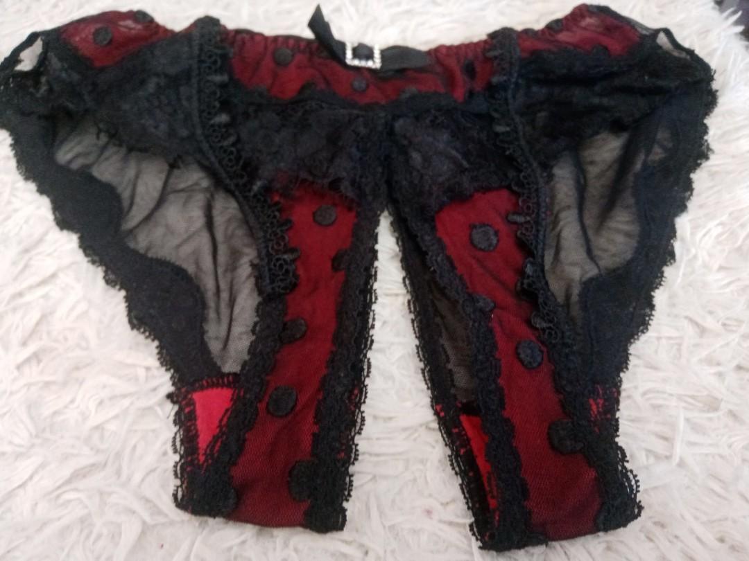 Open slit panty, Women's Fashion, Bottoms, Other Bottoms on Carousell