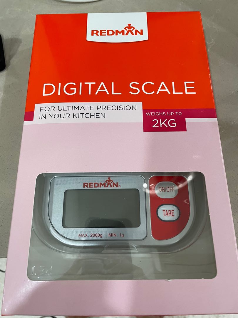 Redman Kitchen Scale Redman Digital weighing scale, Furniture & Home Living, Kitchenware ...
