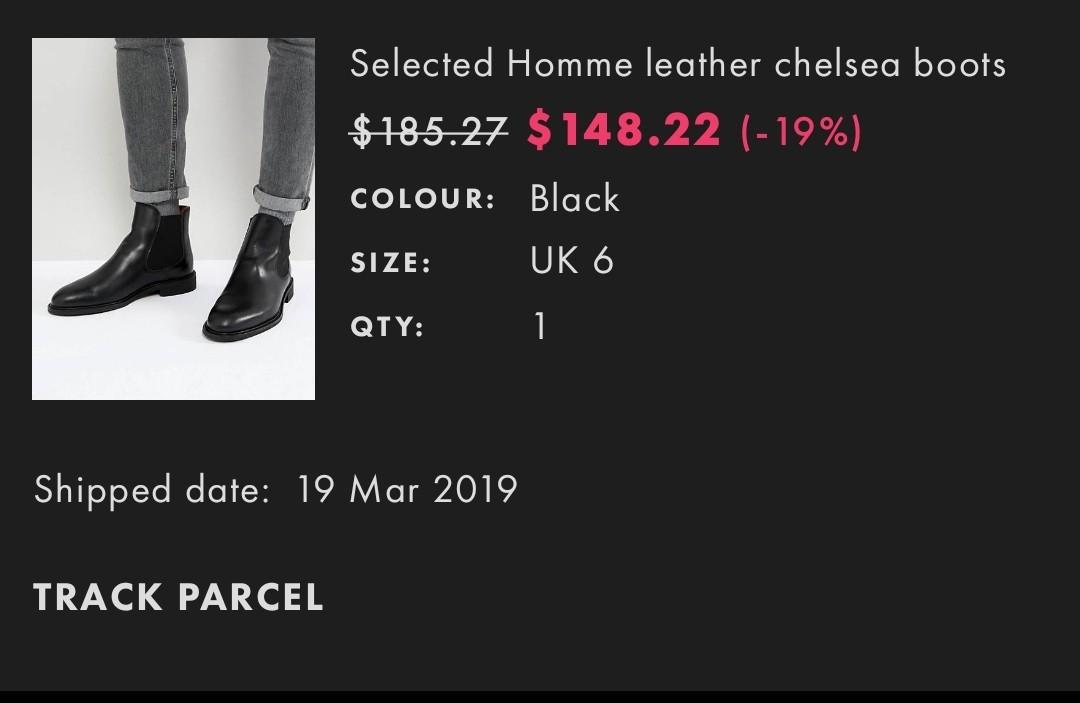 Chelsea boots sales selected homme