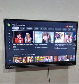SHARP ANDROID TV 32" LIKE NEW barang mulus NOMINUS bole cek sepuasnya 👍