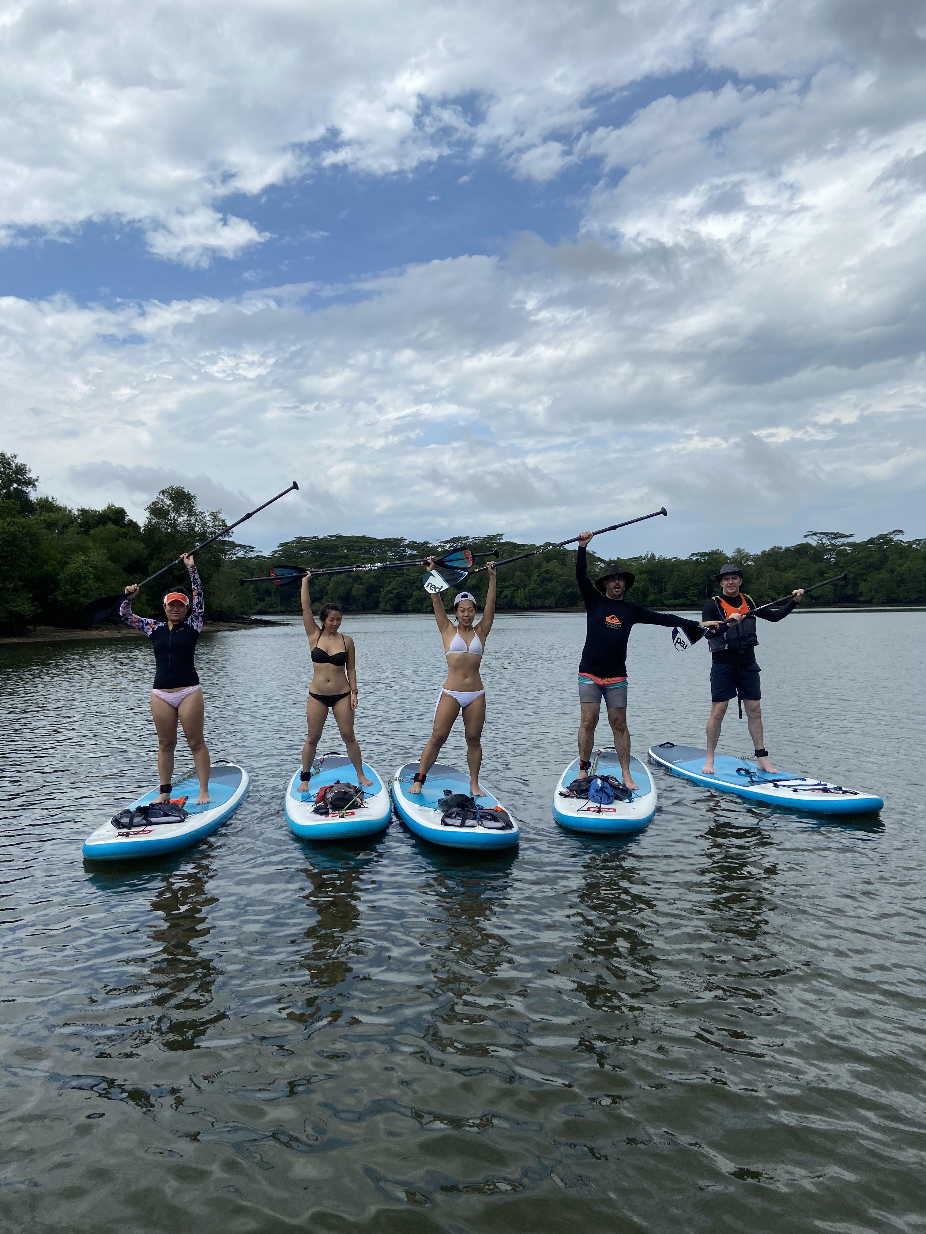 Stand Up Paddling (SUP) Short Journeys for Beginners, Couples & Families (Category: Other Sports Equipment and Supplies) located in Singapore. Submitted by oaalsg (Listing ID 1040244742, Image 2). Description: SUP Short Journeys (suitable for beginners, couples & families): 1) Sembawang Park Beach to Sungei Simpang Mangroves (7.5 km ; 3 to 4 hours) Price: $150 for 1 person $100 per person for 2 persons The journey and workout include: Guides, SUP