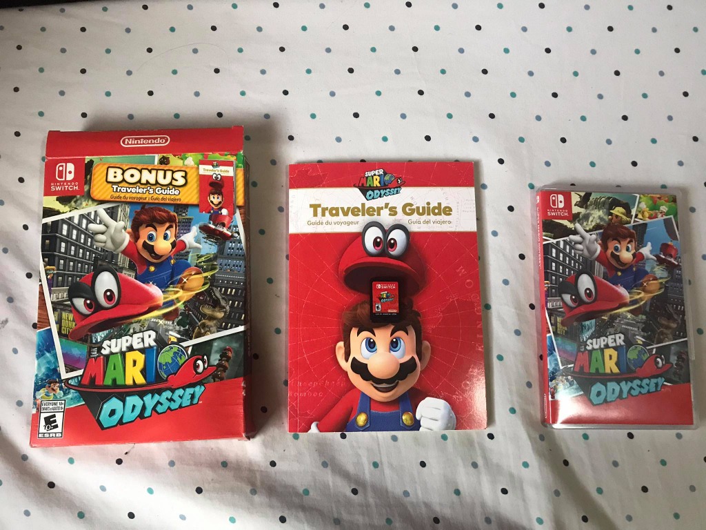 Super mario odyssey hotsell with traveler's guide