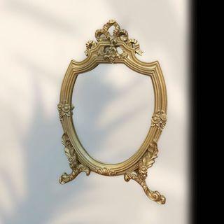 Vintage Gold Dressing Mirror