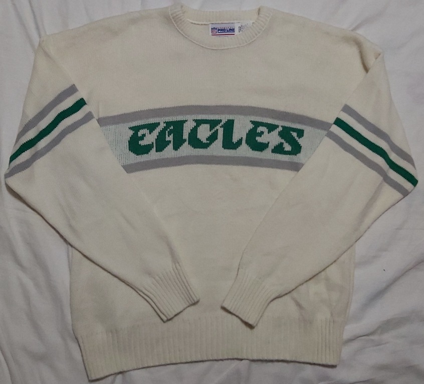 Vintage Philadelphia Eagles Knit Sweater, Men's Fashion, Tops & Sets,  Tshirts & Polo Shirts on Carousell