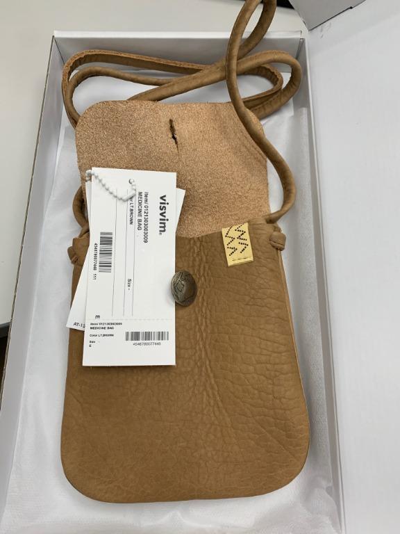 Visvim Medicine Bag LT Brown 21SS Full set Brand new, 名牌, 手袋及