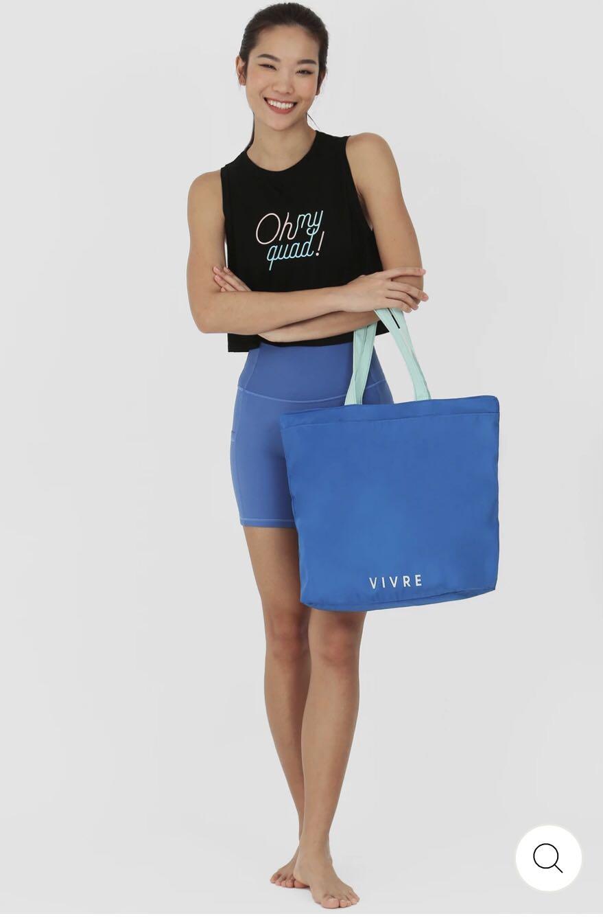 Vivre Activewear Waterproof Tote Bag (Blue Quartz), Women's