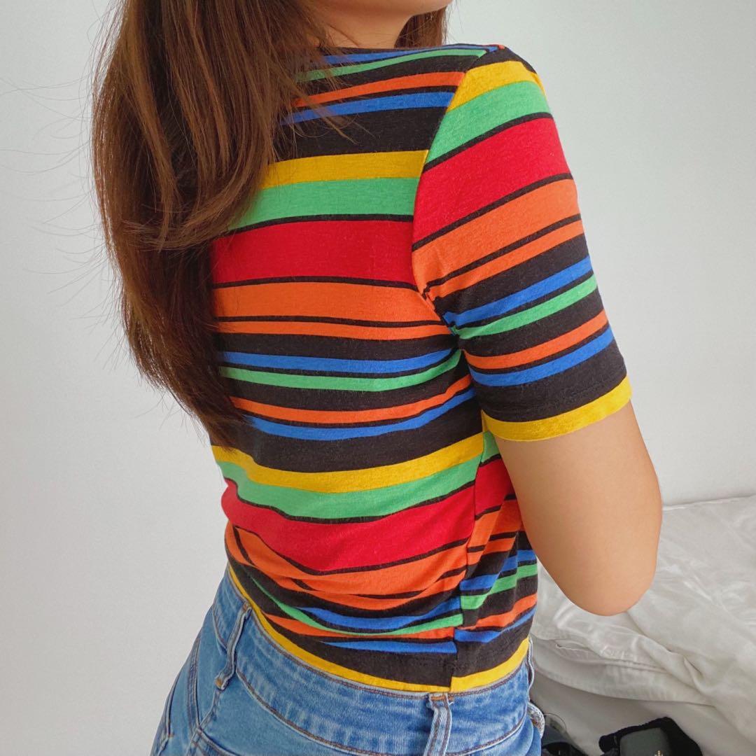 Zara rainbow top Sale
