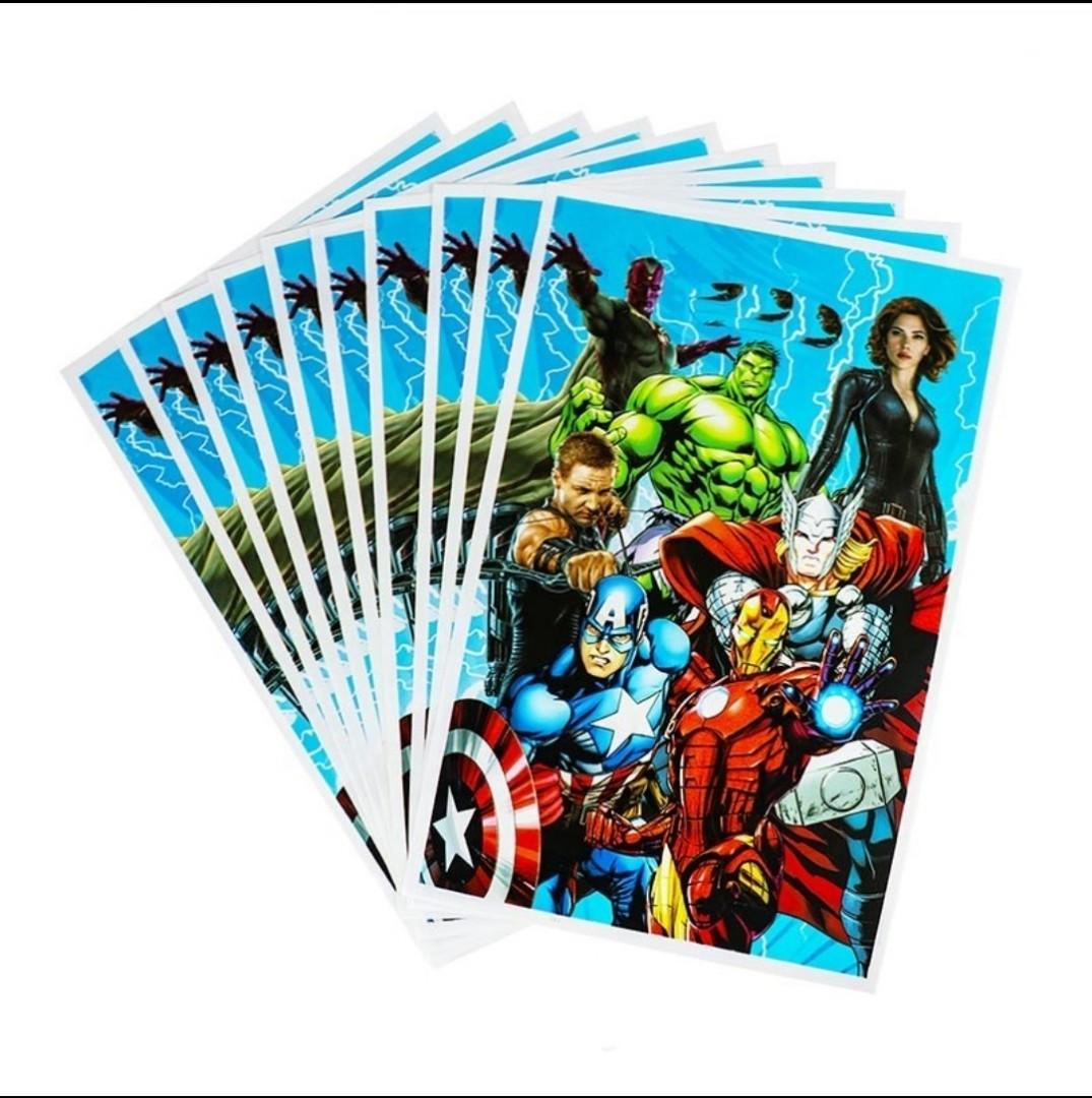 NEW MARVEL HEROES   LOOT BAGS  PARTY SUPPLIES 