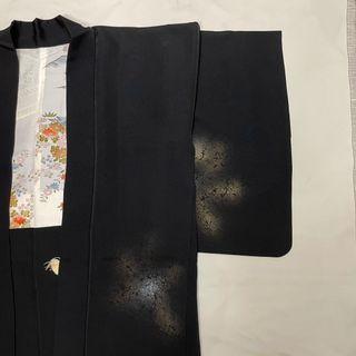 渡鴉絕美黑色羽織 純黑小葉繡紋 她的時尚 外套在旋轉拍賣