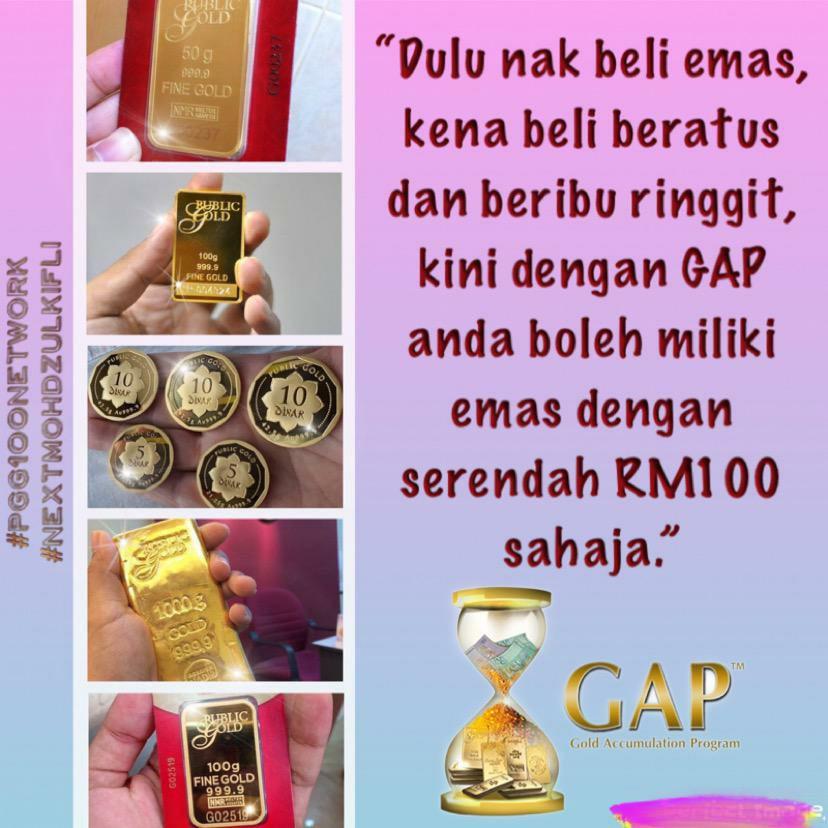 Akaun Simpanan Emas Public Gold Women S Fashion Jewellery On Carousell