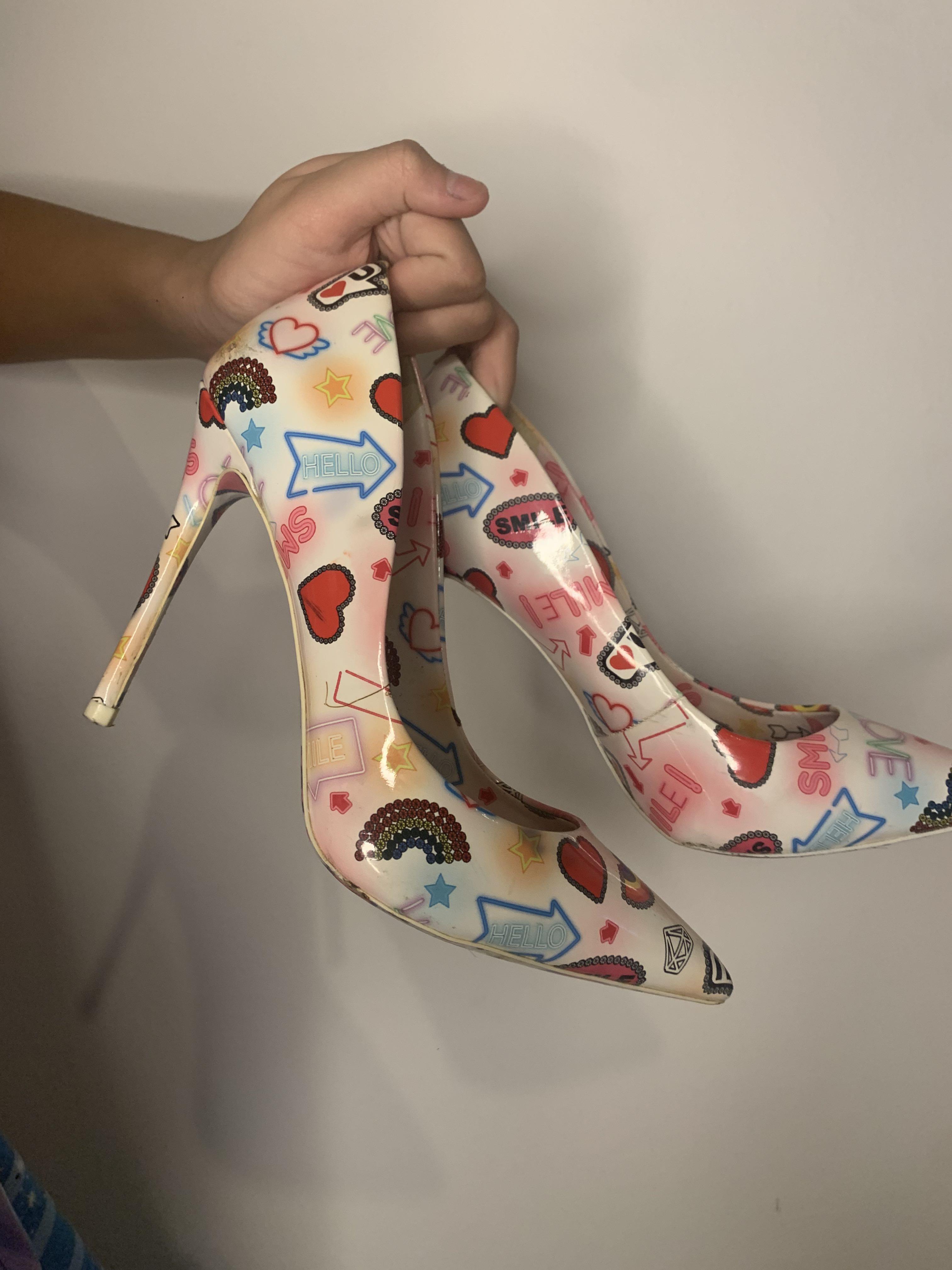 Aldo graffiti heels outlet