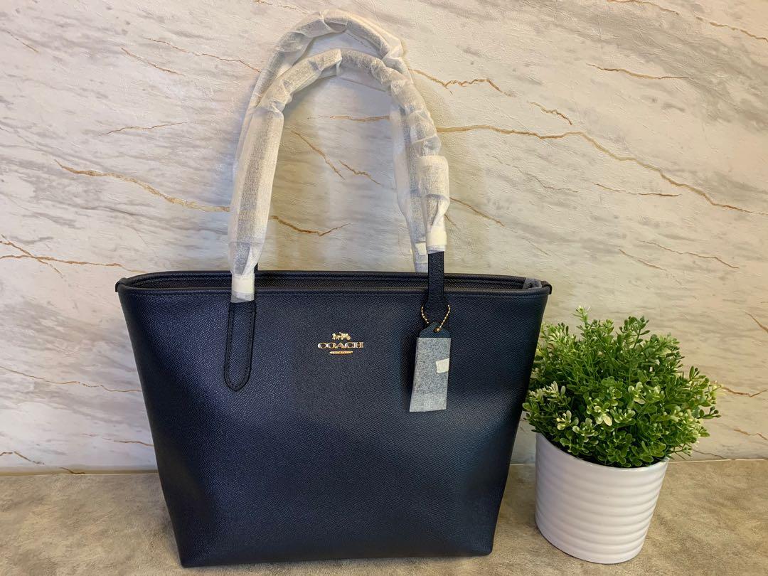 Coach tote zip cheap
