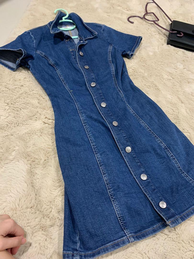 Authentic Zara one piece jeans dress