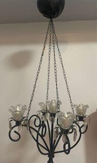 Battery operated chandelier