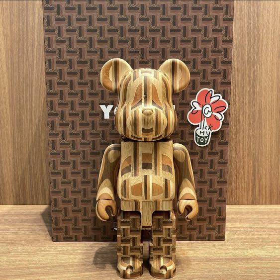 【即発送】BE@RBRICK カリモク寄木400% ベアブリック