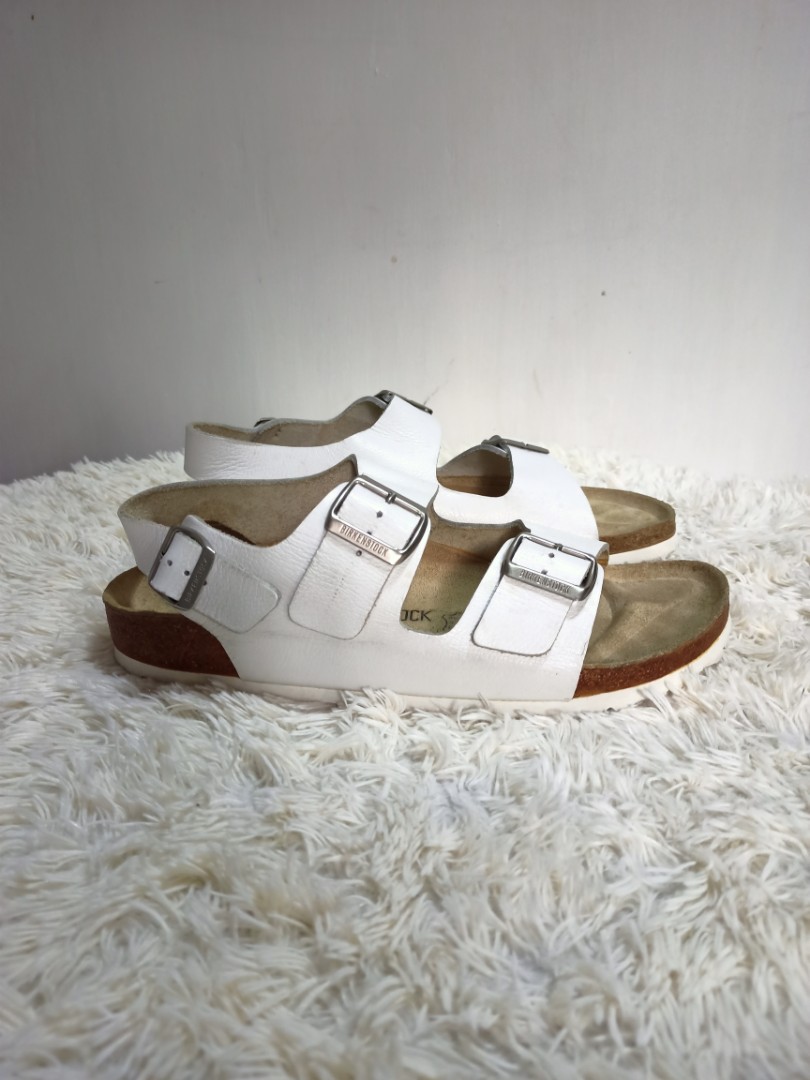 Birkenstock milano white leather store