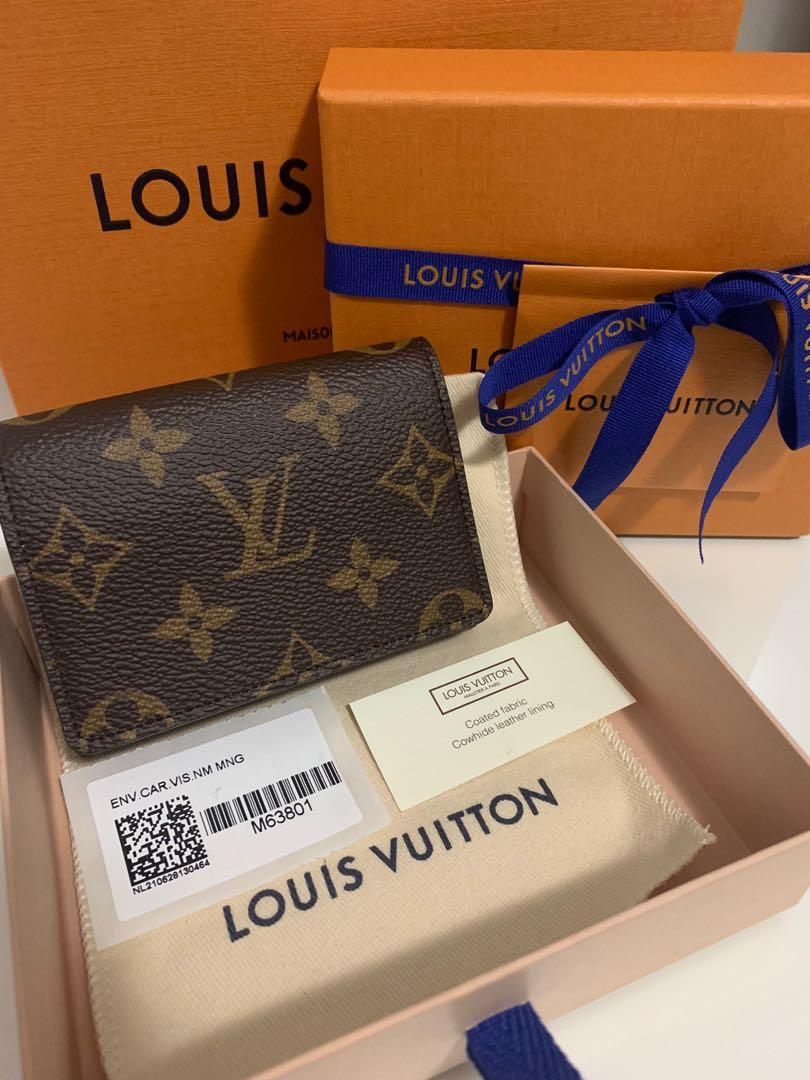 Louis Vuitton ENVELOPPE CARTE DE VISITE - M63801, Luxury, Bags & Wallets on  Carousell