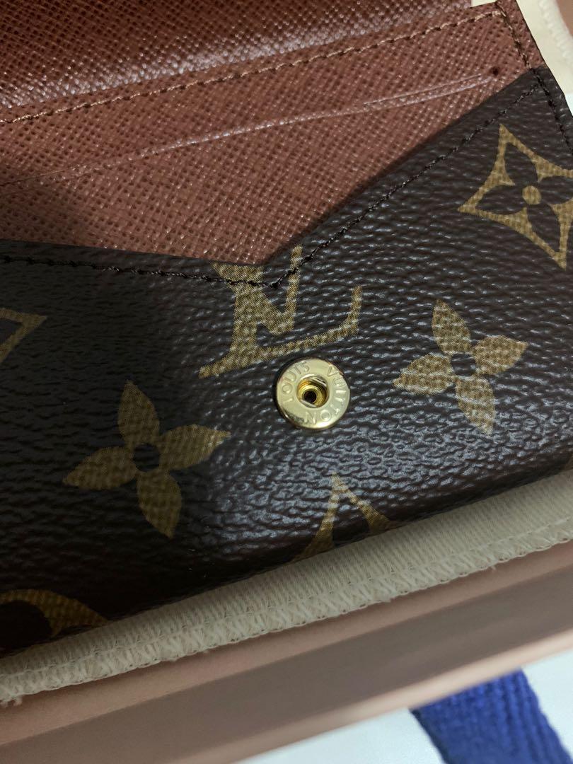 Louis Vuitton ENVELOPE BUSINESS CARD HOLDER Monogram 4.1 x 3.1 x 0.4 inc  M63801