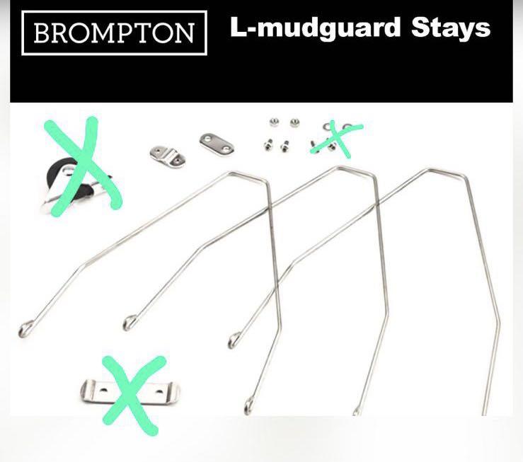 Brompton mudguard 2025 stays